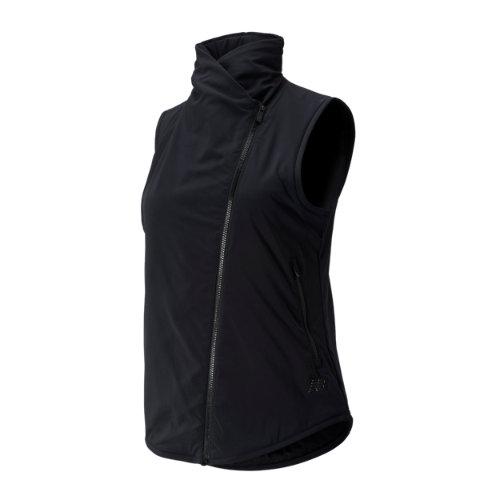 New Balance 93146 Women's Determination Nb Heat Flex Asym Vest - Black (wv93146bk)