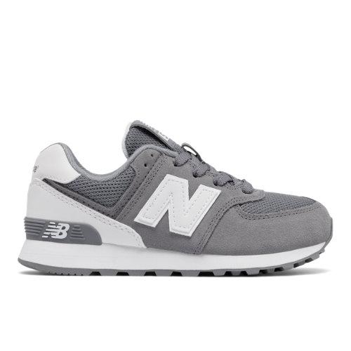 New Balance 574 High Visibility Kids' Pre-school Lifestyle Shoes - (kl574ps-hvu)