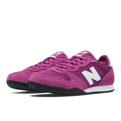 New Balance 402 Women's Running Classics Shoes - Voltage Violet, White (wl402mw)