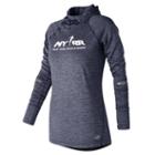 New Balance 73220 Women's Run For Life Nb Heat Hoodie - (wt73220b)