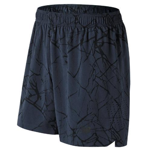 New Balance 73052 Men's Shift Graphic Short - Grey/black (ms73052mfi)