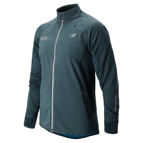 New Balance 41715 Men's Hocr Windblocker Jacket - Petrol, Laser Blue (mj41715ppe)