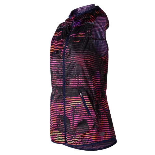 New Balance 71164 Women's Windcheater Printed Vest - Red (wv71164svl)