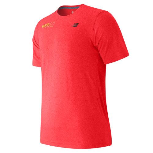 New Balance 53081 Men's Hocr Short Sleeve Heather Tech Tee - (mt53081e)
