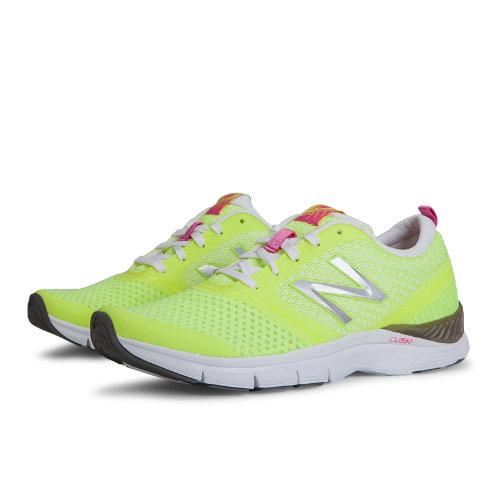 New Balance 711 Mesh Women's Gym Trainers Shoes - Neon Yellow (wx711yf)
