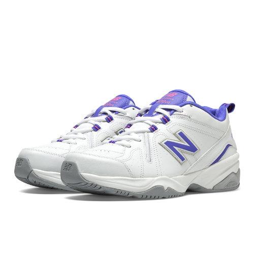 New Balance 608v4 Women's Everyday Trainers Shoes - White/twilight (wx608v4t)