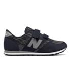 New Balance 420 Hook And Loop Kids Grade School Lifestyle Shoes - Black/grey (ka420ngy)