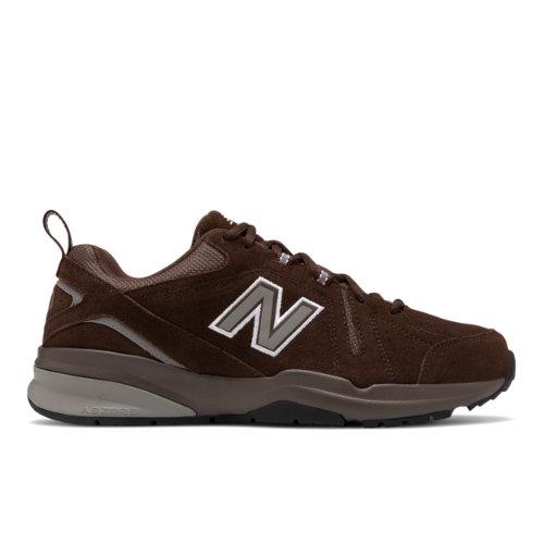New Balance 608v5 Men's Everyday Trainers Shoes - Brown/white (mx608ub5)