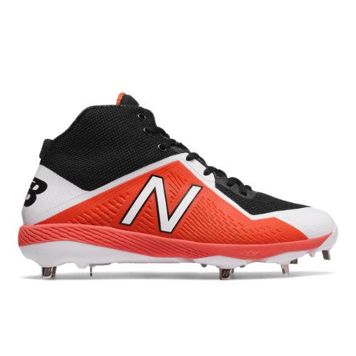 New Balance Mid-cut 4040v4 Men's Mid-cut Cleats Shoes - Black/orange (m4040bo4)