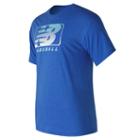 New Balance 801 Men's Pro Stock 5050 Tee - Blue (tmmt801try)