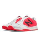 New Balance 696v2 Women's Tennis Shoes - White/coral Pink (wc696wp2)