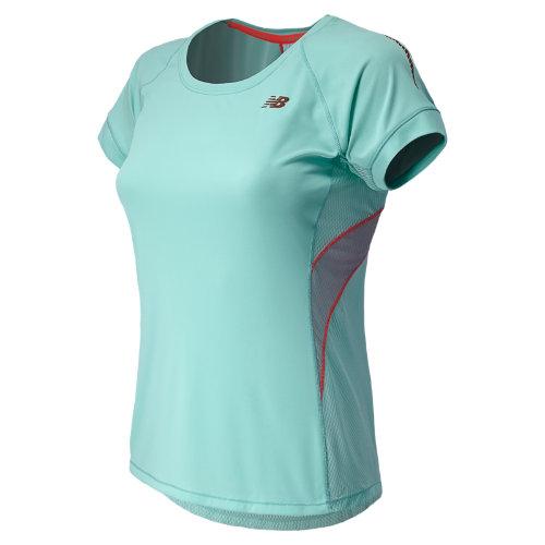 New Balance 4311 Women's Nb Ice Short Sleeve - Glacier, Silver Mink (wrt4311glc)