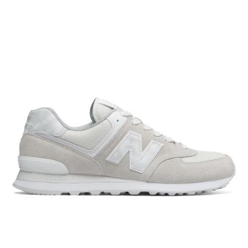 574 New Balance Men's 574 Shoes - Off White/white (ml574sef)