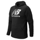 New Balance 5198 Men's Essentials Pullover Hoodie - Black, Grey (met5198bk)