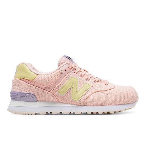 New Balance 574 Miami Palms Women's 574 Shoes - Pink/purple/off White (wl574mib)