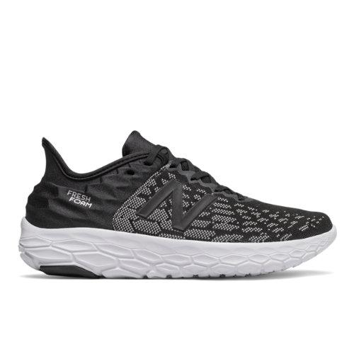New Balance Fresh Foam Beacon V2 Men's Neutral Cushioned Shoes - Black/grey (mbecnwb2)