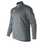 New Balance 710 Men's Lightweight Solid Half Zip - Grey (tmmt710gnm)
