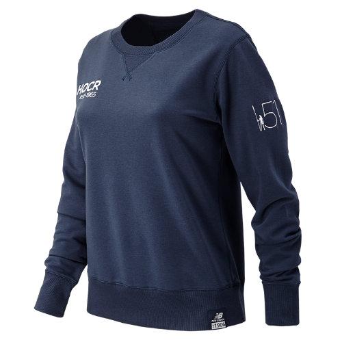 New Balance 53501 Women's Hocr Crew Neck Sweatshirt - Navy (wt53501env)