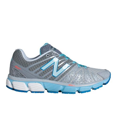 New Balance 890v5 Women's Neutral Cushioning Shoes - Silver, Blue Atoll (w890sb5)