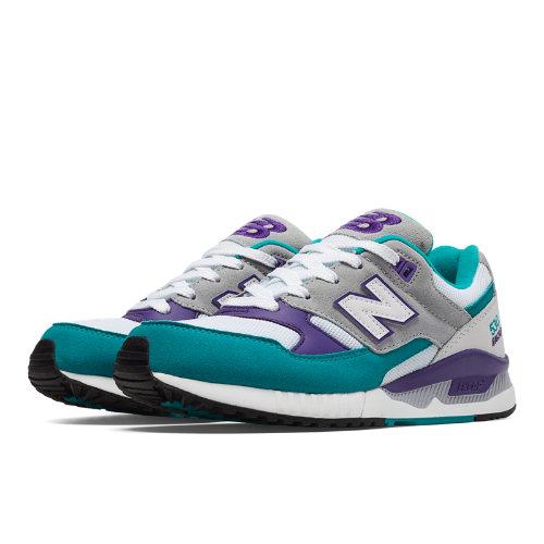 New Balance 530 90s Running Remix Women's Running Classics Shoes - White, Teal, Purple (w530aaa)