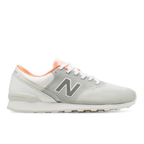 696 New Balance Women's Running Classics Shoes - Grey/white/pink (wl696rbg)