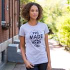 New Balance 3193 Women's 990 Graphic Tee - Athletic Grey (wet3193ag)