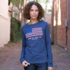 New Balance 3194 Women's 990 Flag Graphic Tee - Navy (wet3194nv)