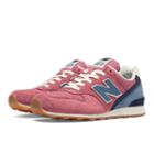 696 New Balance Women's Running Classics Shoes - Shell Pink, Blue Smoke, Navy (wl696pya)