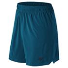 New Balance 53053 Men's 7 Inch Shift Short - Deep Water, Black (ms53053dwk)
