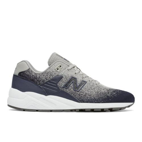 New Balance 580 Re-engineered Jacquard Men's Sport Style Sneakers Shoes - Grey/navy (mrt580jv)