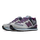 New Balance 574 Outside In Women's 574 Shoes - Grey, Imperial (wl574oib)