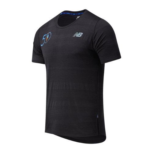 New Balance Mens Nyc Marathon Q Speed Fuel Jacquard Short Sleeve