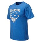 New Balance 558 Men's Baseball Knockout Tee - Blue/white/grey (tmmt558try)