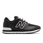 New Balance 574 Puddle Jumper Kids Grade School Lifestyle Shoes - Black/white (kl574p8g)
