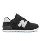 New Balance 574 Luxe Rep Kids' Pre-school Lifestyle Shoes - Black (kl574ykp)