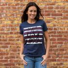 New Balance 3195 Women's 990 Made In The Usa Graphic Tee - Navy (wet3195nv)