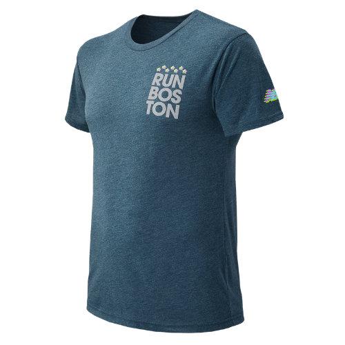 New Balance 71812 Men's Run Boston Pocket Square Graphic Tee - (mt71812e)