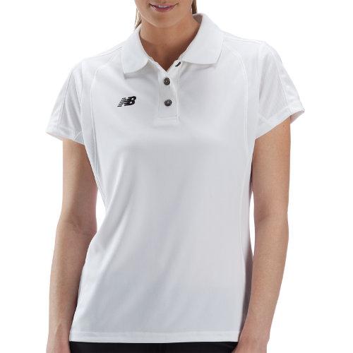New Balance 2101 Women's Three Button Polo - Team White (tmwt2101wt)