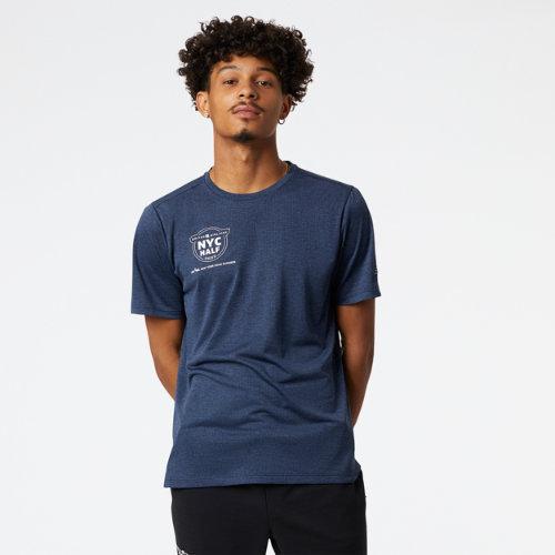 New Balance Men's United Airlines Nyc Half Impact Run Short Sleeve