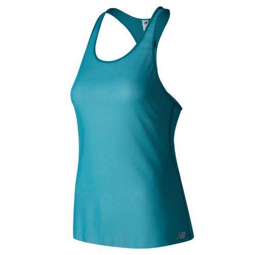 New Balance 71233 Women's Mesh Tank - Blue (wt71233dnb)