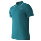 New Balance 53415 Men's Challenger Classic Polo - Blue (mt53415lak)