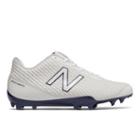 New Balance Burn X Low-cut Men's Lacrosse Shoes - White/blue (burnxlpb)