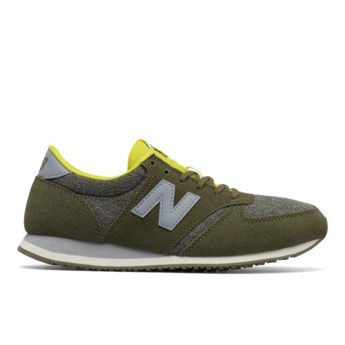 New Balance 420 Winter Heather Women's Running Classics Shoes - Green/yellow (wl420lpb)