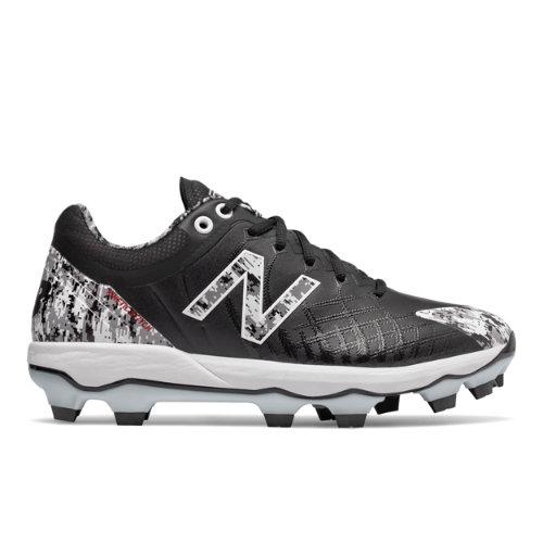 New Balance 4040v5 Pedroia Tpu Men's Cleats And Turf Shoes - Black/white (pl4040e5)