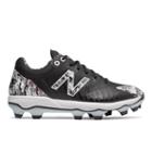 New Balance 4040v5 Pedroia Tpu Men's Cleats And Turf Shoes - Black/white (pl4040e5)