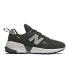 New Balance 574 Men's Sport Style Shoes - Green/silver (ms574acm)