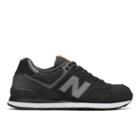 574 New Balance Men's 574 Shoes - Black/grey (ml574gpg)