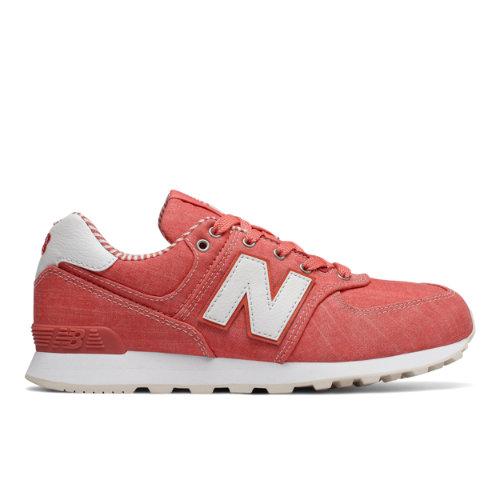 New Balance 574 Beach Chambray Kids Grade School Lifestyle Shoes - (gc574-bcu)