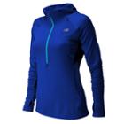 New Balance 4328 Women's Impact Hoodie - Uv Blue, Paradise (wrt4328uvb)