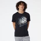 New Balance Mens Graphic Heathertech Tee